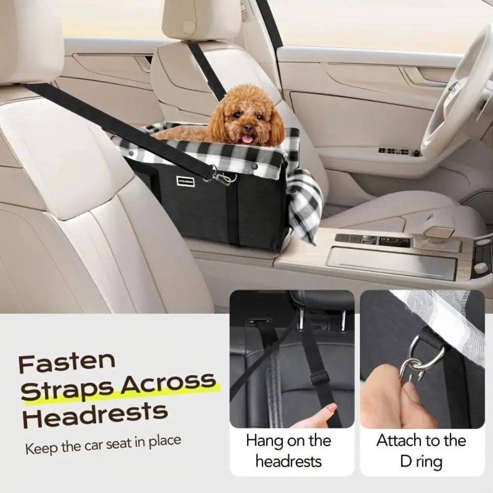 Anti Slip Console Dog Car Seat